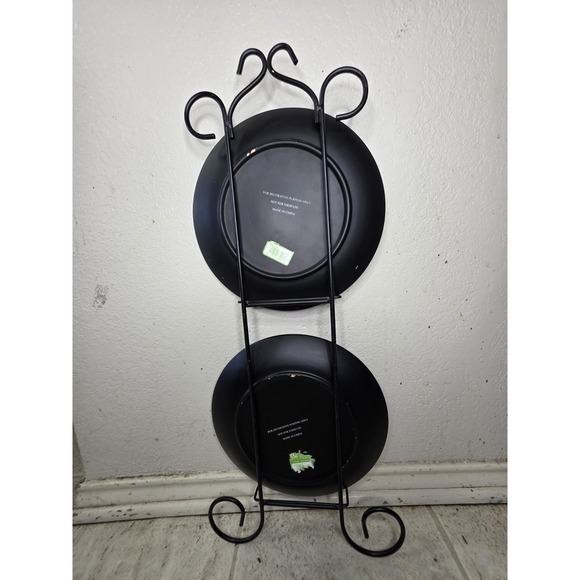 Rooster 2 Plate Hanging Rack - Picture 3 of 4